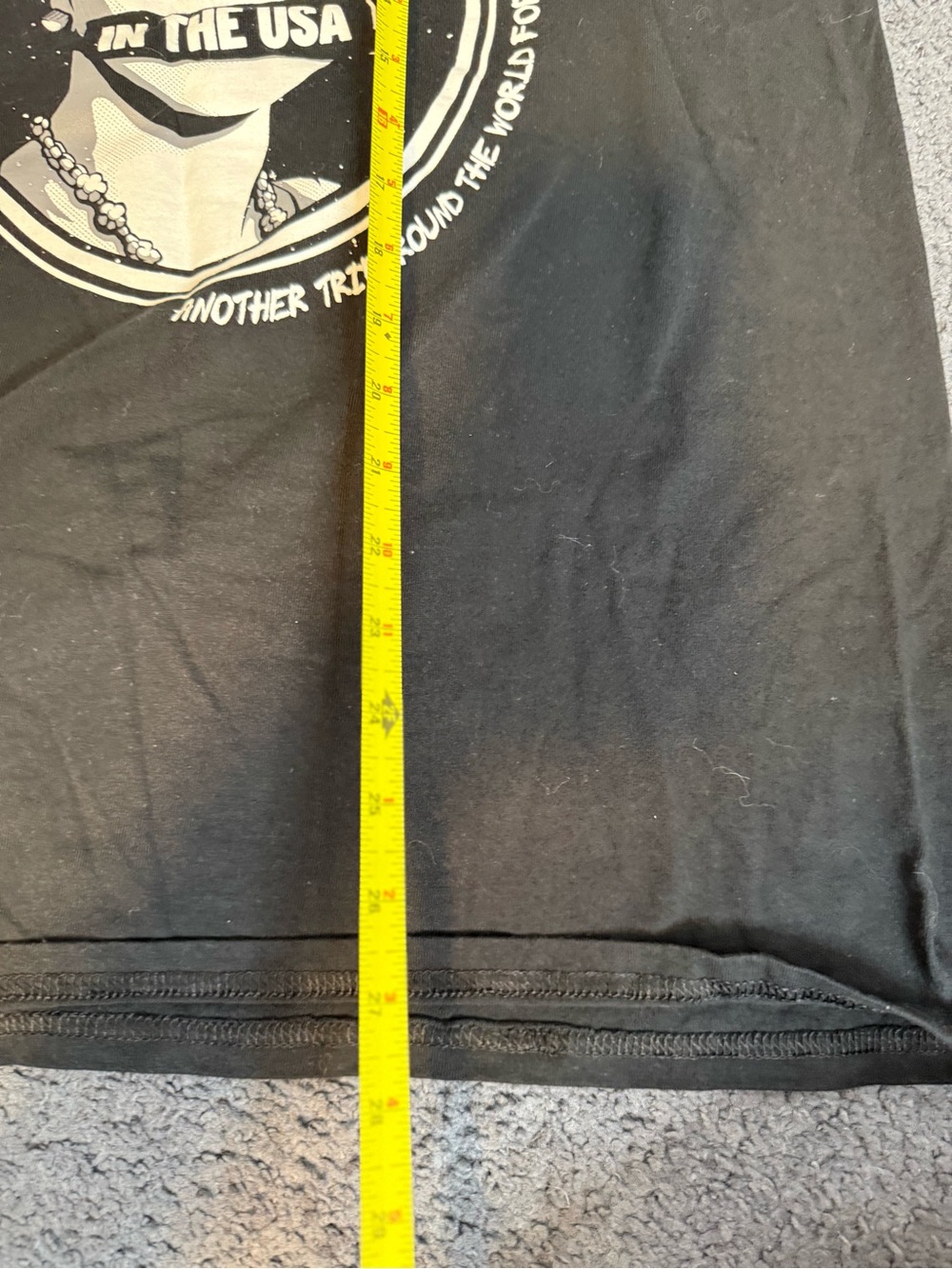 Pet Needs In The USA Tour Band Tee Black Graphic T-Shirt XL Punk Rock Gildan - Picture 8 of 9